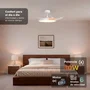 Grunkel Ventilador de techo SkyDual42 30W 4 aspas 106cm 6 velocidades